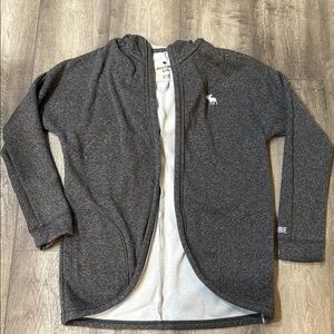 Abercrombie & Fitch Gray Sweatshirt Hoodie